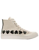 Converse Multi Heart High Top White on front side