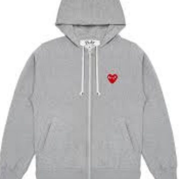 Comme des Garçons Play red heart hoodie